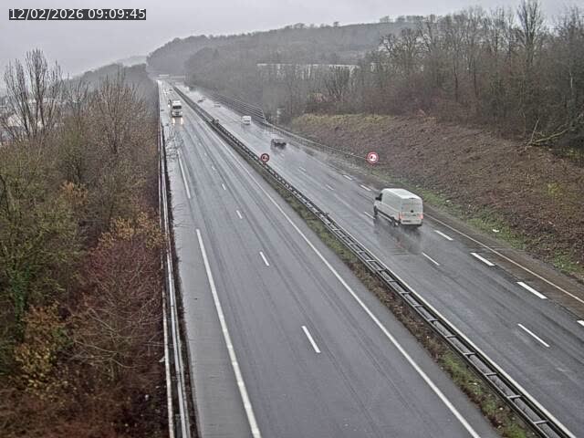 Caméra autoroute France - A30, Hayange direction Metz