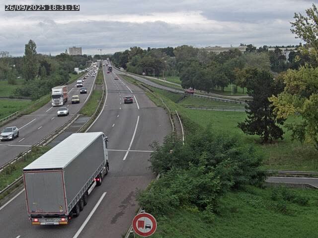 Caméra autoroute France - A31, Metz-centre direction Thionville