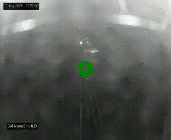 Webcam routière à la fin de la N10, en périphérique ouest d'Angouleme, proche de la jonction avec l'A10