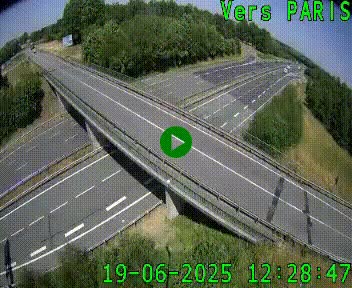 Clone of Caméra routière sur l'autoroute A20 au nord de Limoges, à la jonction avec la N520. Vue orientée vers Paris