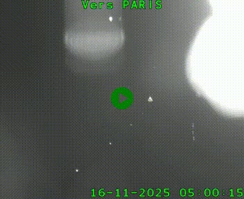 Caméra routière sur l'autoroute A20 à Bessines-sur-Gartempe. Vue orientée vers Paris