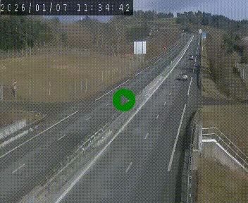 Caméra autoroutière France - A75, Coren, en direction de Montpellier