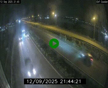 Webcam sur la N165 à hauteur de Caudan, dans le Morbihan.