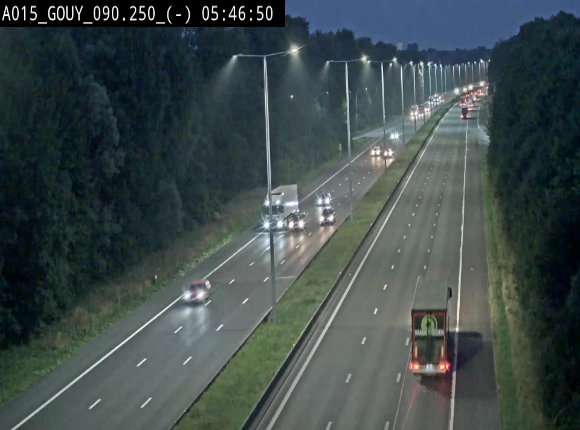 Webcam autoroute Belgique - Gouy-lez-piéton - E42 - BK 90.3