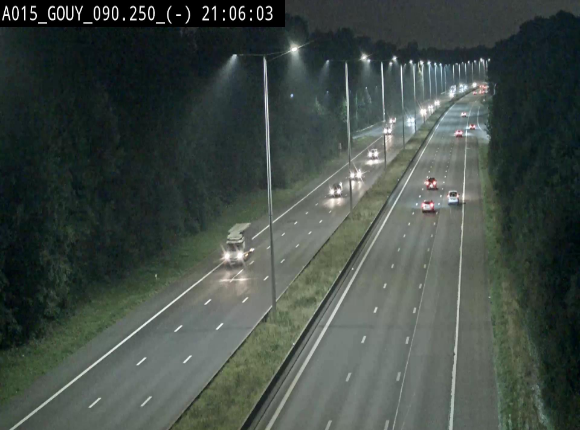 Webcam autoroute Belgique - Gouy-lez-piéton - E42 - BK 90.3