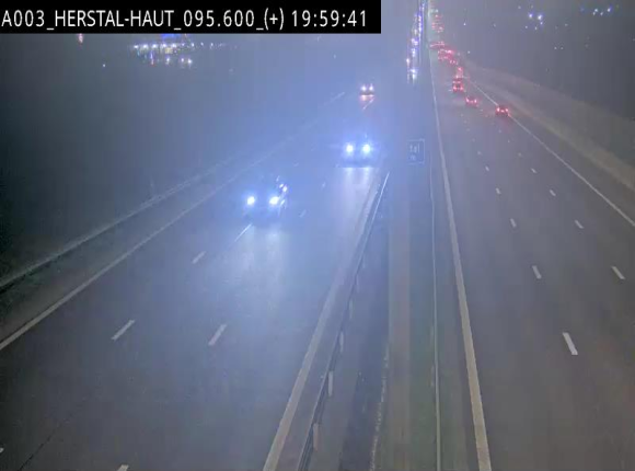 Webcam autoroute Belgique - Herstal - E40 direction Aix-la-Chapelle - BK 97