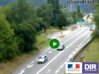 Webcam info trafic à proximité de Vizille sur la N85, au niveau du point de vue du Saut du Moine à Champagnier