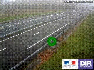 Webcam autoroute sur l'A77 à hauteur de Pouilly-sur-Loire en direction de Nevers