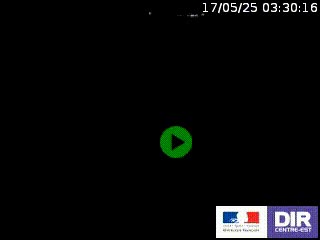 Webcam routière sur la RN7 à hauteur de Toulon-sur-Allier, entre Moulins et Vichy