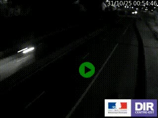 Caméra autoroutière sur l'A47 à hauteur de Givors, a proximité de Lyon. La webcam est orientée vers Lyon