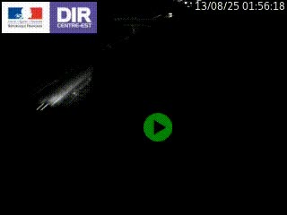 Webcam traffic à Grenoble-sud sur l'autoroute A480. Vue orientée vers l'entrée et la sortie de Grenoble