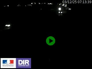Webcam routière sur la RN6 à Auxerre, à hauteur de la sortie Monéteau, en direction de l'A6 (Gurgy)