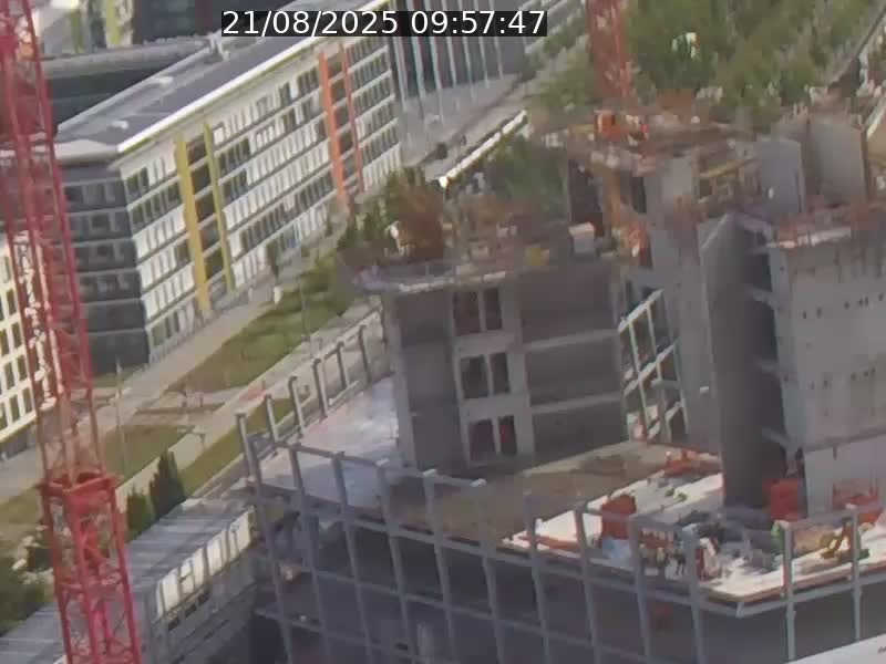 Webcam sur l'avenue John Fitzgerald Kennedy (N51) avec vue orientée vers le Findel