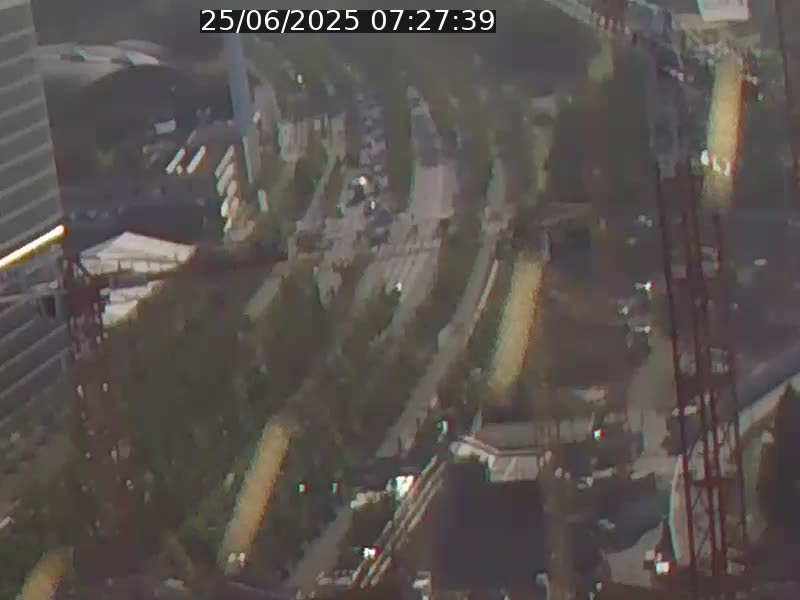 Webcam sur l'avenue John Fitzgerald Kennedy (N51) avec vue orientée vers le Findel