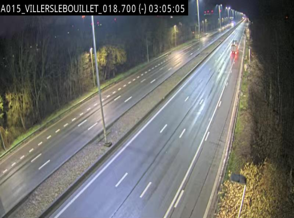 Webcam autoroute Belgique - Villers-le-Bouillet - E42 direction Liège - BK 18.7