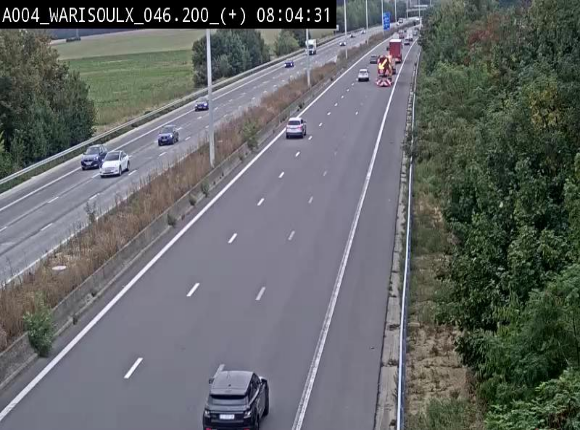 Webcam autoroute Belgique - Warissoulx - E411 - BK 46.2