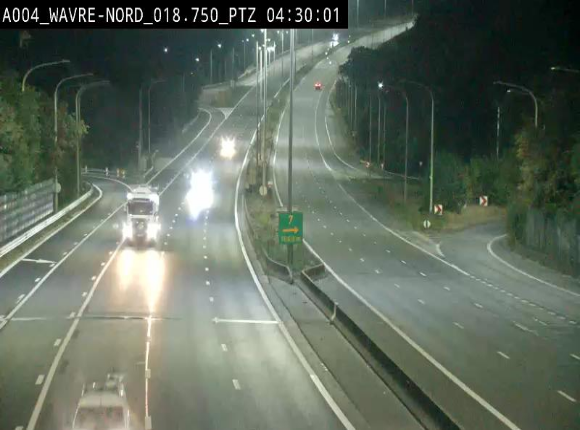Webcam traffic E411(A4) - BK 18.7 - Bierges (Wavre Nord)