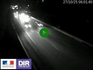 Webcam routière à Saint-Etienne-Terrenoire sur la RN88 avant la jonction entre l'A72 et le Boulevard Périphérique de Saint-Etienne