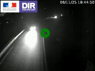 Caméra sur la Nationale 90 (N90) à La Léchère, en direction et à proximité d'Albertville