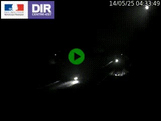 Caméra trafic à Meylan sur la Rocade-Sud de Grenoble en direction d'Aix-en-Provence