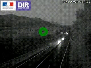 Caméra trafic à Meylan sur la Rocade-Sud de Grenoble en direction d'Aix-en-Provence