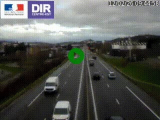 Caméra autoroute à Saint-Etienne (Les Littes) à hauteur du Ikea Saint-Etienne sur l'A72 en direction de Roanne