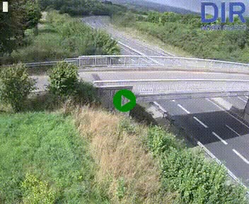 Webcam sur A84 à hauteur de Pont-Farcy, au niveau du pont autoroutier sur la Vire, au sud de Saint-Lô