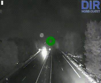 Webcam sur le périphérique de Caen (N814) à l'est de la ville, à Mondeville hauteur de la sortie 2, Presqu'île-Rives de l'Orne, au bout de l'autoroute A13