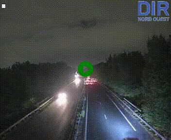 Webcam sur le périphérique de Caen (N814) à l'est de la ville, à Mondeville hauteur de la sortie 2, Presqu'île-Rives de l'Orne, au bout de l'autoroute A13