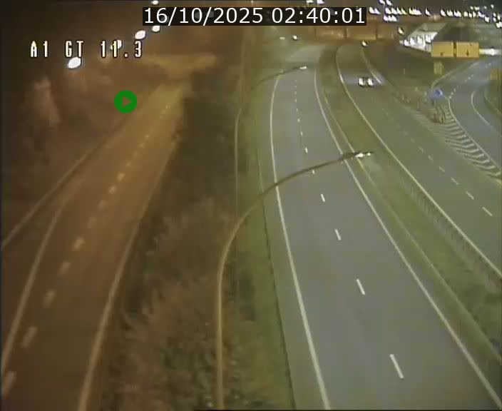 Traffic live webcam Luxembourg Senningerberg - A1 direction Allemagne - BK 11.3