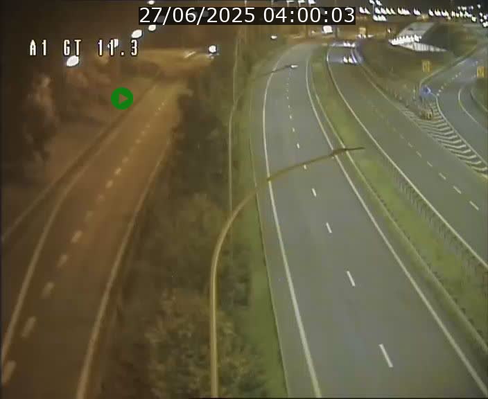 Traffic live webcam Luxembourg Senningerberg - A1 direction Allemagne - BK 11.3