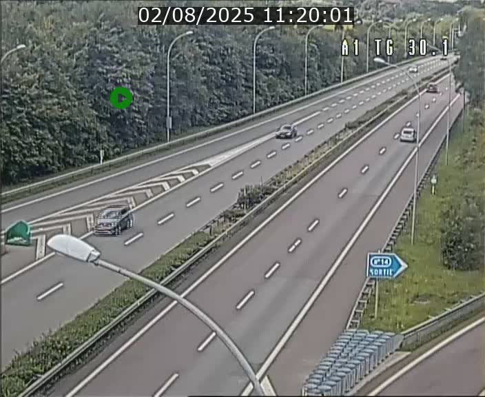 Traffic live webcam Luxembourg Grevenmacher - A1 direction Luxembourg - BK 30.1
