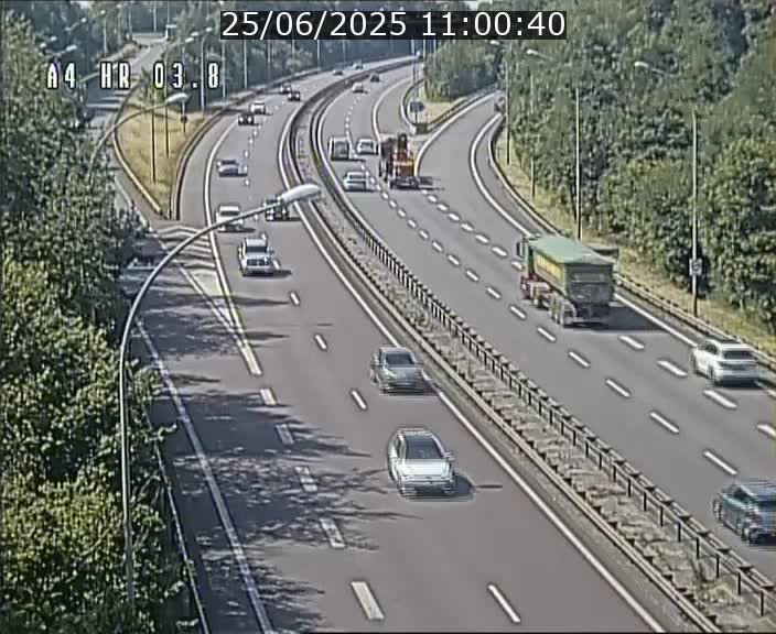 Webcam traffic A4 Luxembourg - BK 3.8 - Leudelange (direction Esch sur Alzette)