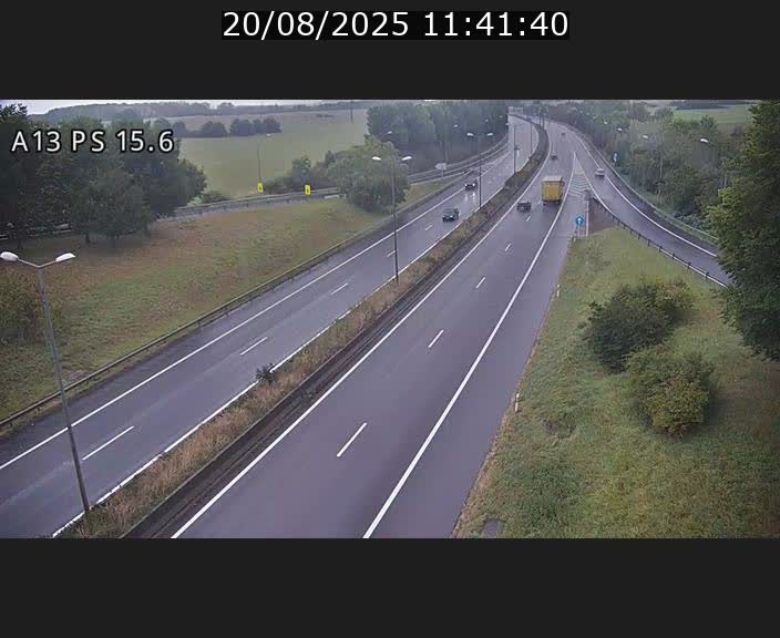 Traffic live webcam Luxembourg Kayl - A13 direction Dudelange - BK 15.6