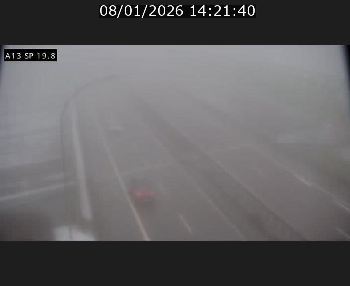 Traffic live webcam Luxembourg Croix de Bettembourg - A13 direction Esch-sur-Alzette - BK 19.8