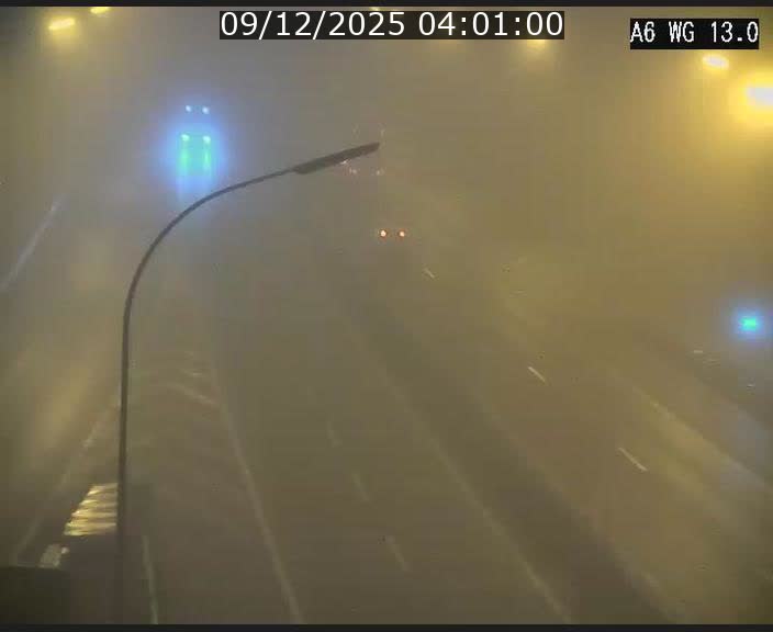 Traffic live webcam Luxembourg Mamer - A6 - BK 13 - direction Luxembourg/France/Allemagne