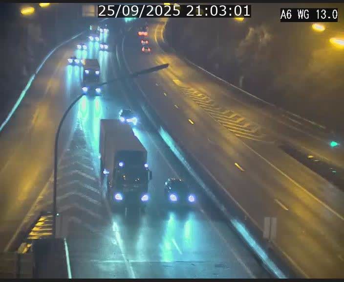 Traffic live webcam Luxembourg Mamer - A6 - BK 13 - direction Luxembourg/France/Allemagne