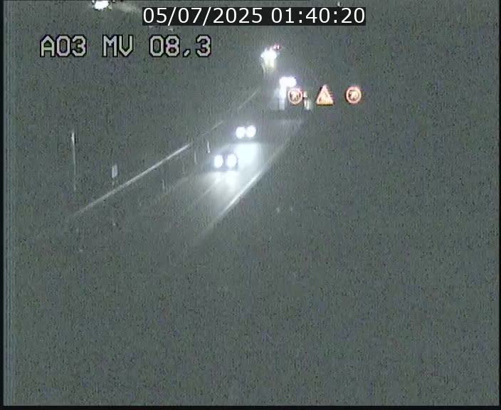 Webcam Autoroute après la Croix de Bettembourg en direction de Luxembourg sur l'A3