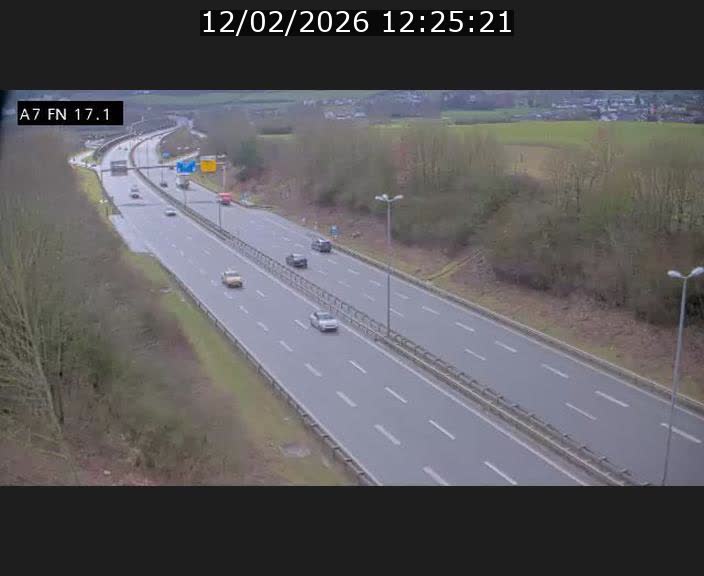 Caméra trafic Luxembourg - A7, Merscherbierg direction Mersch