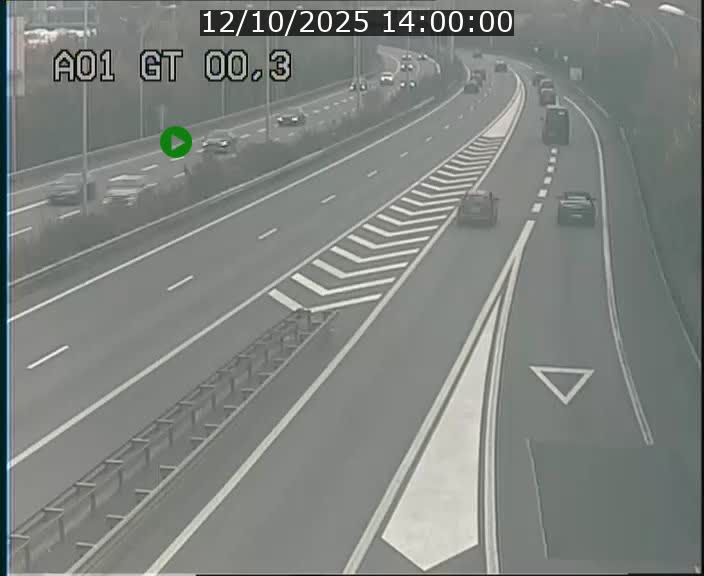 Traffic live webcam Luxembourg Croix de Gasperich - A1 direction Kirchberg - BK 0.3