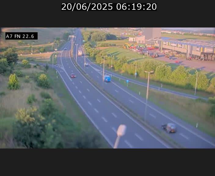 Caméra trafic Luxembourg - A7, Colmar-berg direction Mersch