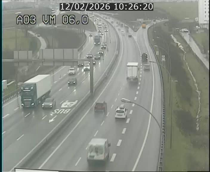 Traffic live webcam Luxembourg Aire de Berchem - A3 - BK 6 - direction France