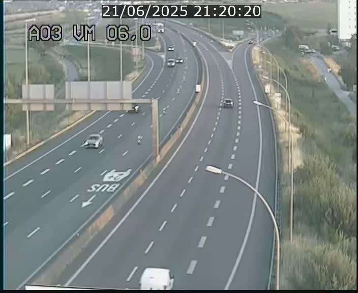 Traffic live webcam Luxembourg Aire de Berchem - A3 - BK 6 - direction France