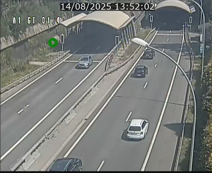 Traffic live webcam Luxembourg Hesperange - A1 direction Kirchberg - BK 1.4