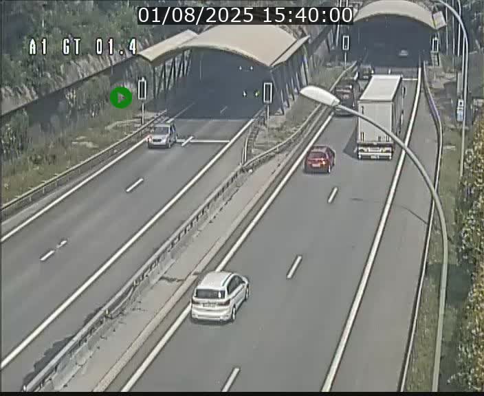 Traffic live webcam Luxembourg Hesperange - A1 direction Kirchberg - BK 1.4