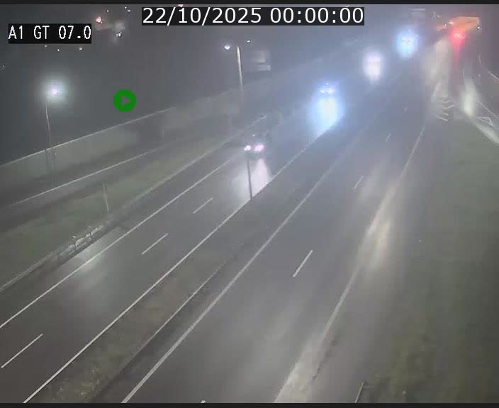 Traffic live webcam Luxembourg Cents - A1 direction Kirchberg - BK 7
