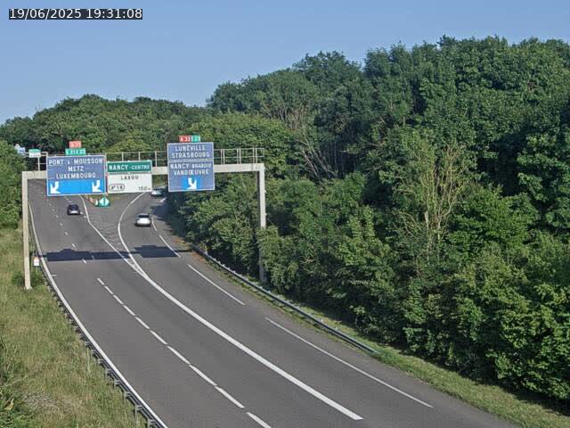 Caméra autoroute France - Biffurcation A31/A33, Laxou direction Nancy
