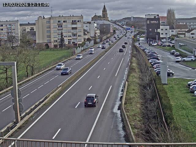 Caméra autoroute France - A31, Thionville direction Metz