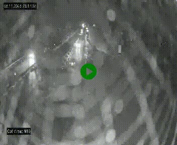 Vue en direct de l'autoroute A10 grâce à un drône situé au-dessus du péage de Virsac