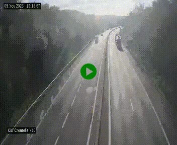 Webcam routière au début de la N10, au sud de Poitiers, proche de la jonction avec l'A10